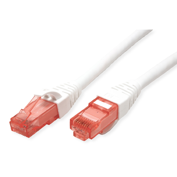 ROLINE Patchkabel Kat.6 UTP, Component Level, LSOH, weiß, 5 m ROLINE Patchkabel Kat.6 UTP, Component Level, LSOH, weiß, 5 m-Beschreibung lesen