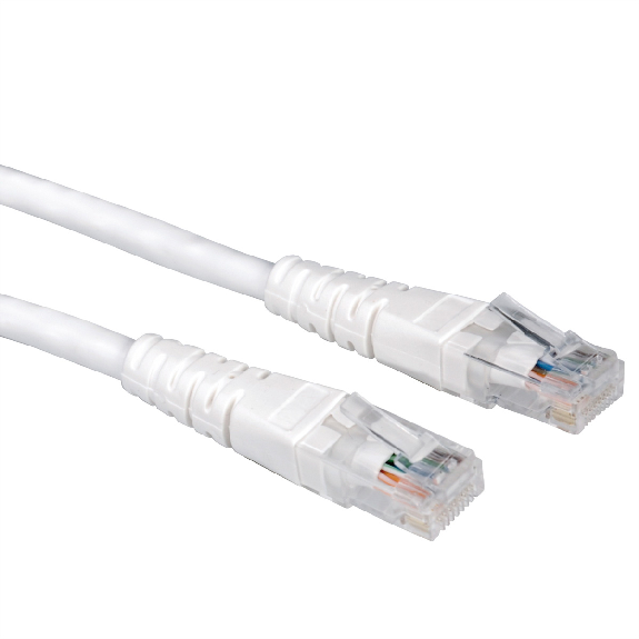 VALUE Patchkabel Kat.6 (Class E) UTP, weiß, 10 m-Beschreibung lesen
