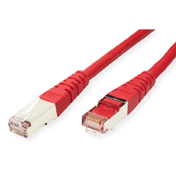 ROLINE Patchkabel Kat.6 (Class E) S/FTP (PiMF), rot, 15 m-Beschreibung lesen