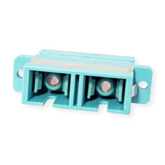 VALUE Coupleur optique SC/SC duplex, OM3, PB VALUE Coupleur optique SC/SC duplex, OM3, PB-Lire la description