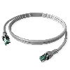 Cordon EasyLan DualBoot PushPull IP20, Cat.6A (Classe EA), S/FTP, gris, 5 m