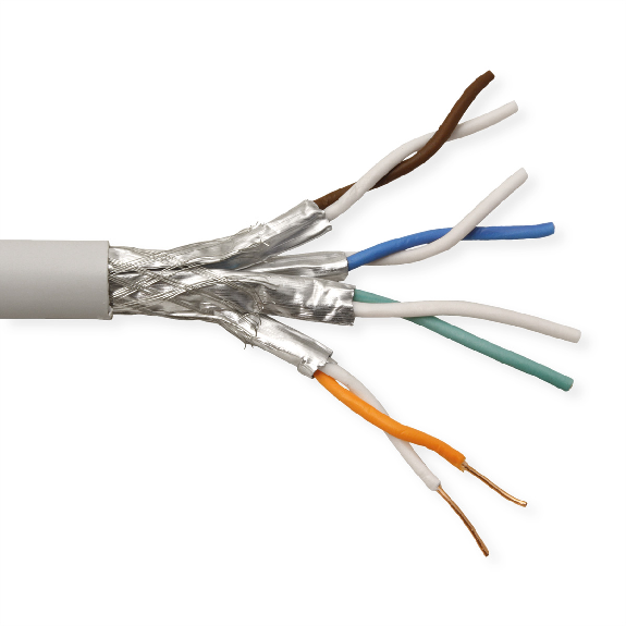ROLINE S/FTP-(PiMF-) Kabel Kat.6 (Class E) Massivdraht, AWG 23, LSOH, 300m-Beschreibung lesen