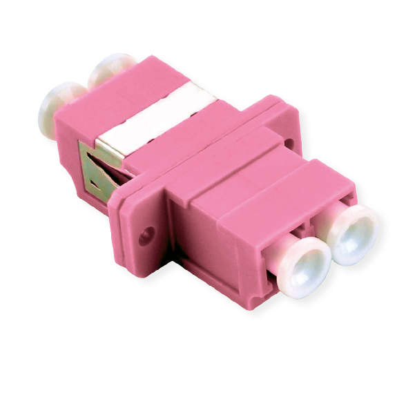 VALUE Coupleur optique LC/LC duplex, OM4 VALUE Coupleur optique LC/LC duplex, OM4-Lire la description
