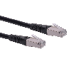 ROLINE Patchkabel Kat.6 (Class E) S/FTP (PiMF), schwarz, 10 m