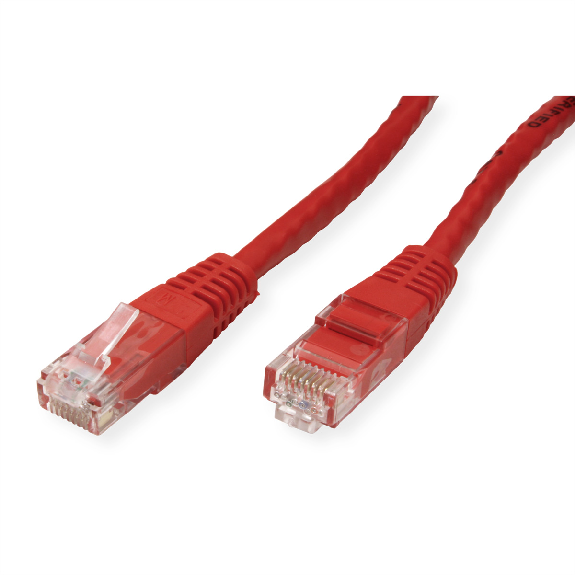 VALUE Patchkabel Kat.6 (Class E) UTP, rot, 2 m-Beschreibung lesen