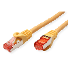 Cordon ROLINE S/FTP(PiMF) Cat.6, LSOH, Component Level, jaune, 2 m