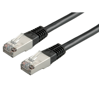 VALUE Patchkabel Kat.6 (Class E) S/FTP (PiMF), schwarz, 5 m-Beschreibung lesen