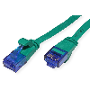 Cordon VALUE Cat.6A (Classe EA) UTP confectionné, plat, vert, 5 m Cordon VALUE Cat.6A (Classe EA) UTP confectionné, plat, vert, 5 m