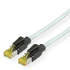 Cordon KERPEN Cat.6A (Classe EA) S/F, MegaLine F6-90, HiRose TM31, LS0H, gris, 1 m