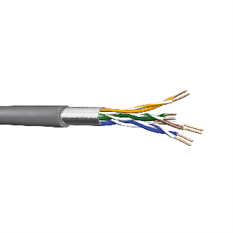 DRAKA UC300 S24 Câble F/UTP-H AWG24 gris, rouleau de 100m-Lire la description