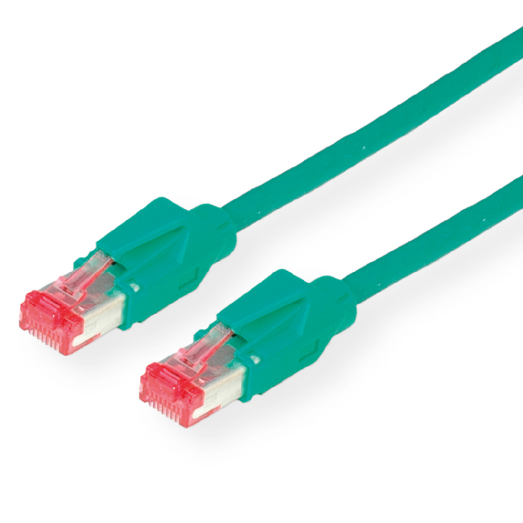 Cordon DRAKA Cat.6 (Classe E) S/FTP H, vert, 3 m-Leggi tutto