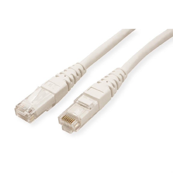 Cordon ROLINE Cat.6 (Classe E) UTP, blanc, 0,5 m Cordon ROLINE Cat.6 (Classe E) UTP, blanc, 0,5 m-Lire la description