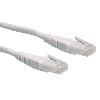 Cordon ROLINE Cat.6 (Classe E) UTP, blanc, 0,5 m Cordon ROLINE Cat.6 (Classe E) UTP, blanc, 0,5 m