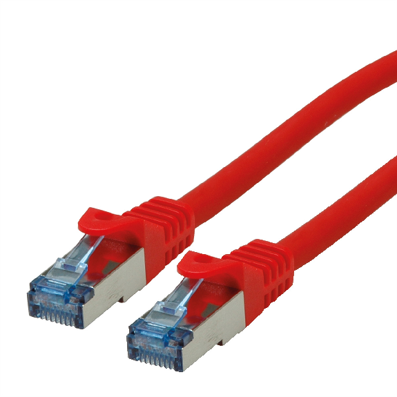 ROLINE Patchkabel Kat.6A S/FTP (PiMF), Component Level, LSOH, rot, 3 m-Beschreibung lesen