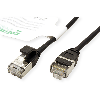 ROLINE GREEN Cordon DataCenter U/FTP Cat.6A (Classe EA), LSOH, slim, noir, 0,15 m