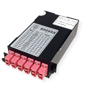 VALUE Module MPO, MPO mâle / 12x LC femelle-Lire la description