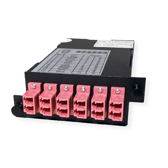 VALUE Module MPO, MPO mâle / 12x LC femelle-Lire la description