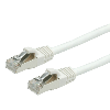 Cordon VALUE Cat.6 (Classe E) S/FTP LSOH, blanc, 3 m