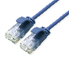 ROLINE GREEN Cordon Data Center UTP Cat.6A (Classe EA), LSOH, slim, bleu, 0,3 m ROLINE GREEN Cordon Data Center UTP Cat.6A (Classe EA), LSOH, slim, bleu, 0,3 m