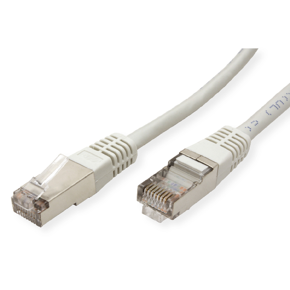 ROLINE Patchkabel Kat.5e (Class D) S/FTP, grau, 10 m-Beschreibung lesen