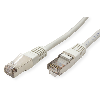 ROLINE Patchkabel Kat.5e (Class D) S/FTP, grau, 10 m