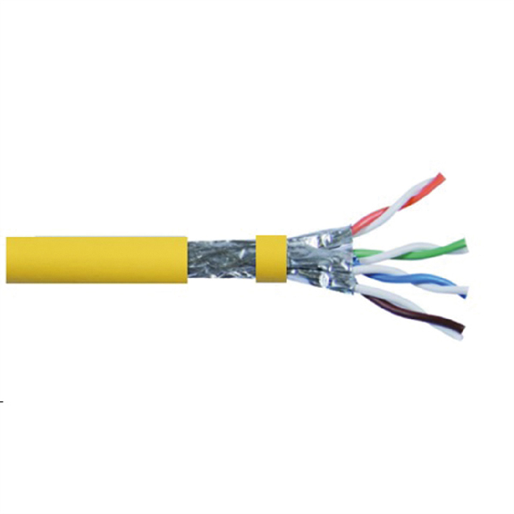 ROLINE S/FTP-(PiMF-)Kabel, Kat.8 (Class I), Massivdraht, AWG22, LSOH, 100 m-Beschreibung lesen