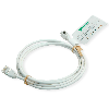 ROLINE GREEN U/FTP Patchkabel Kat.6A (Class EA), LSOH, slim, weiß, 1,5 m