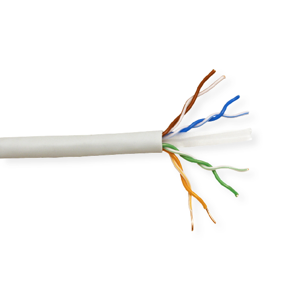 ROLINE UTP-Kabel Kat.6 (Class E) Massivdraht, AWG23, LSOH, 300m-Beschreibung lesen