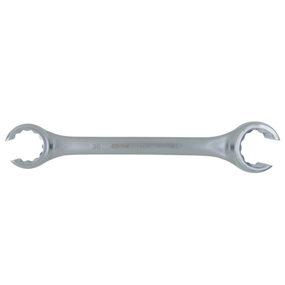 517.0272 CLASSIC Offener Doppel-Ringschlüssel, abgewinkelt, 36x41mm 517.0272 CLASSIC Offener Doppel-Ringschlüssel, abgewinkelt, 36x41mm-Beschreibung lesen