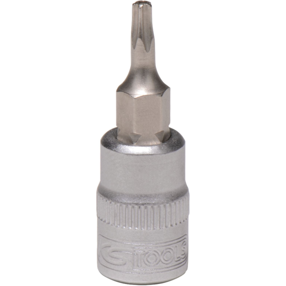 911.1704 1/4" Bit-Stecknuss, Fünfstern mit Stirnlochbohrung, TS25 911.1704 1/4" Bit-Stecknuss, Fünfstern mit Stirnlochbohrung, TS25-Beschreibung lesen
