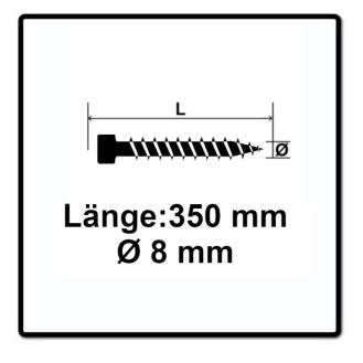 SPAX ZylKo T-STAR+ 8,0x350 VG Wirox-Beschreibung lesen