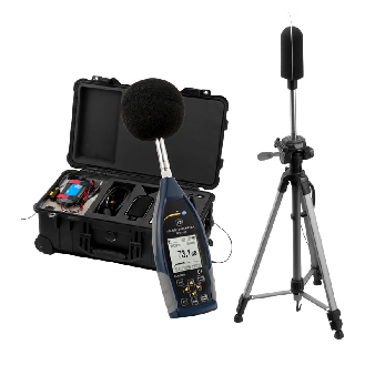PCE Instruments Schallpegelmessgerät PCE-428-EKIT Genauigkeitsklasse 2 |Outdoor Messung |inkl. 1/1 Oktavband-Beschreibung lesen