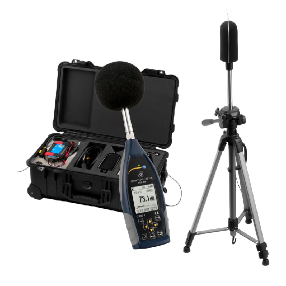 PCE Instruments Schallpegelmessgerät PCE-428-EKIT Genauigkeitsklasse 2 |Outdoor Messung |inkl. 1/1 Oktavband-Beschreibung lesen