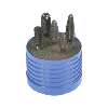 Fresa de metal duro ATORN 6 mm, TiAlN, 5 piezas, dentado 6 Fresa de metal duro ATORN 6 mm, TiAlN, 5 piezas, dentado 6