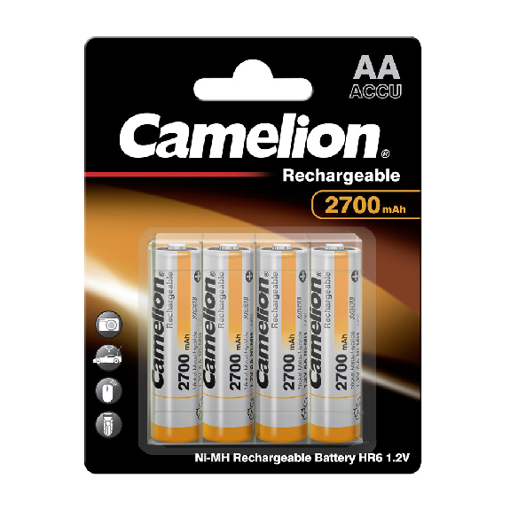 Camelion Camelion Akku, AA, 1,2 V, 2,700 mAh-Leggi tutto