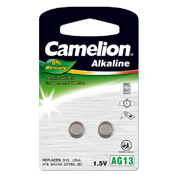 Knopfzelle Alkaline, AG13 / LR44, 1,5 V, 138 mAh Knopfzelle Alkaline, AG13 / LR44, 1,5 V, 138 mAh-Beschreibung lesen