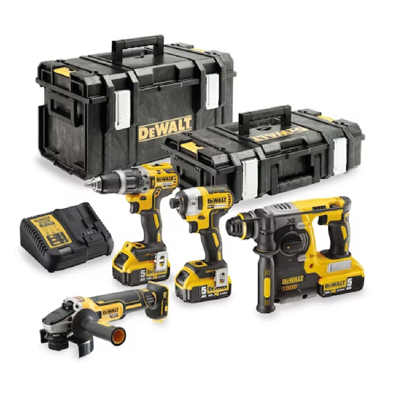 Akku Combo-Set mit 4 Werkzeugen, 18 V, 3x 5,0 Ah-Beschreibung lesen