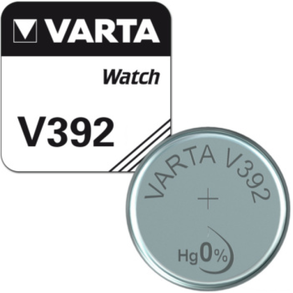 Varta Silberoxide-Kopfzelle, SR41 / V392, 1,55 v / 40 mAh-Lire la description
