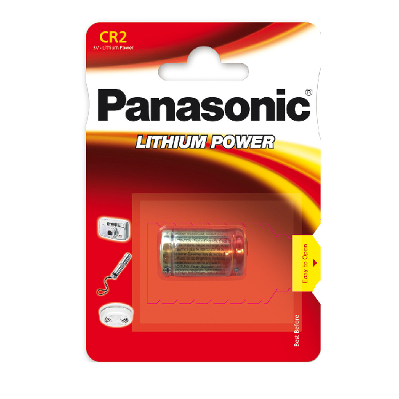 Lithium Fotobatterie, CR2, 3 V, 800 mAh Lithium Fotobatterie, CR2, 3 V, 800 mAh-Beschreibung lesen