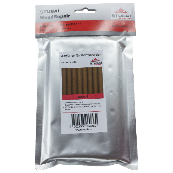 WoodRepair Kompakt-Beutel, Walnuss, 8 Sticks WoodRepair Kompakt-Beutel, Walnuss, 8 Sticks-Beschreibung lesen