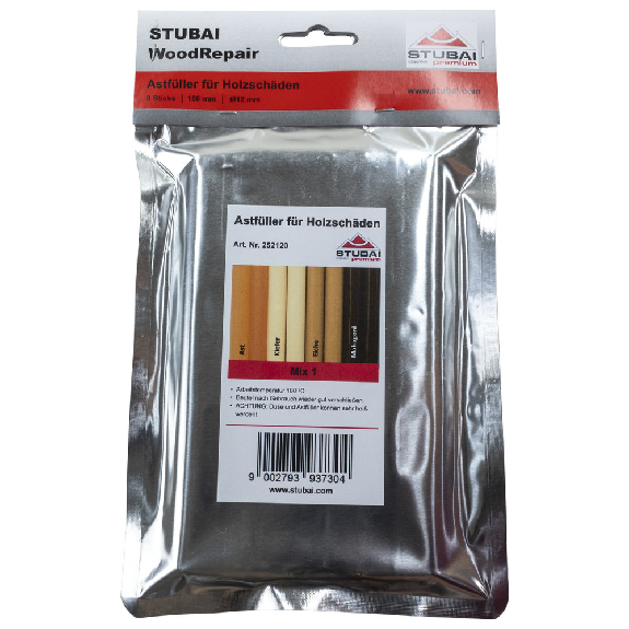 WoodRepair Kompakt-Beutel, Mix 1, 8 Sticks-Beschreibung lesen
