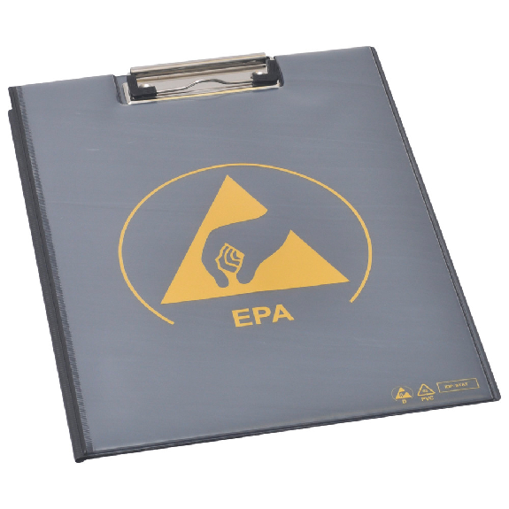 Presse-papiers chaude avec couvercle, PVC IDP-stat, ESD, noir-Leggi tutto