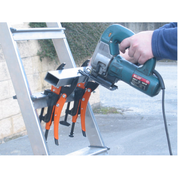 Grip-on Mobile Vice = Grip-tongs Set 10 "+ supports de table + sac-Lire la description