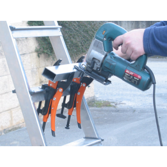 Grip-on Mobile Vice = Grip-tongs Set 10 "+ supports de table + sac-Lire la description