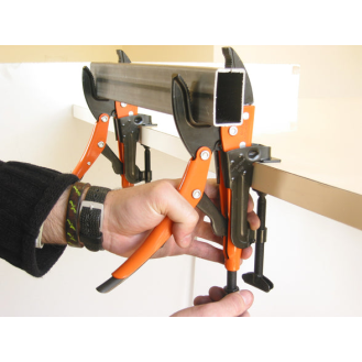 Grip-on Mobile Vice = Grip-tongs Set 10 "+ supports de table + sac-Lire la description