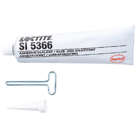 Loctite 1k Gue de silicone et carburant d'étanchéité Loctite SI 5366, bien sûr, cartouche 310 ml-Leggi tutto