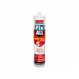 Fix All High Tack SCHWARZ / Fenster Klebstoff Super Stark | 290 ml Kartusche-Beschreibung lesen