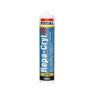 Spachtsse, Repacryl-D, Kartusche/Inhalt 310 ml, Farbe weiß-Beschreibung lesen