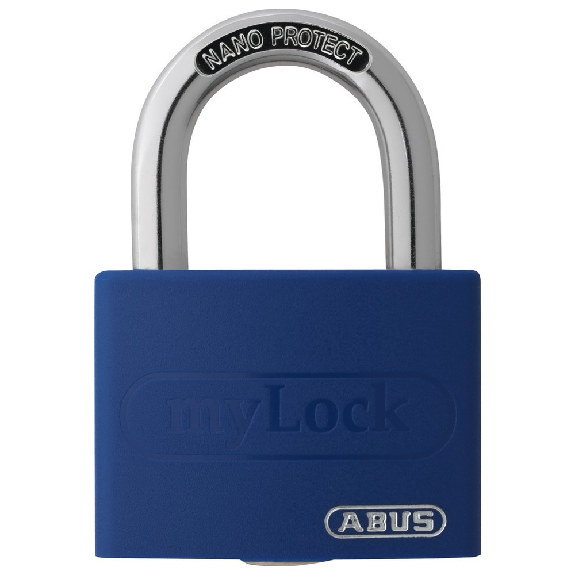 ABUS Curtain Lock Aluminium T65Al / 40, bleu-Lire la description