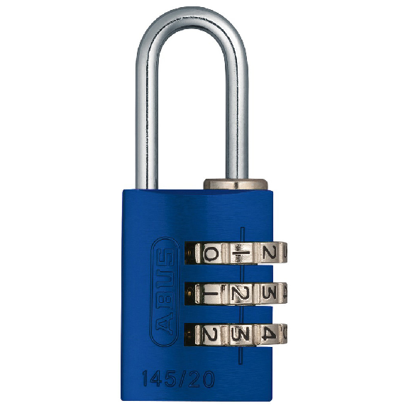 Zahlenschloss Serie 145, Typ 145/20 silber mit EAN-Beschreibung lesen
